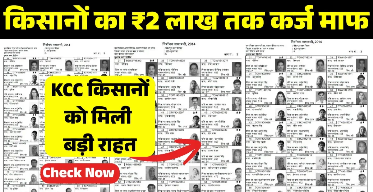 KCC Kisan Karj Mafi Yojana